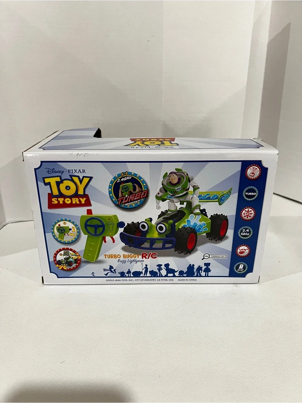 Disney Pixar Toy Story Turbo Buggy R/C Buzz Lightyear Remote Control Car 2.4 Ghz